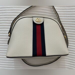 Gucci Ophidia Small White Shoulder Bag
